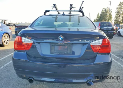 2007 BMW 335 I from USA, damaged, VIN WBAVB73587VH23463